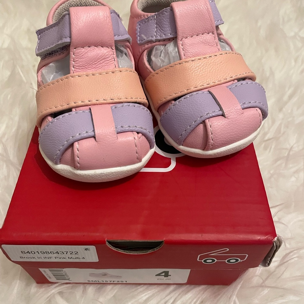 See Kai Run Pink and Lavender Baby Shoes